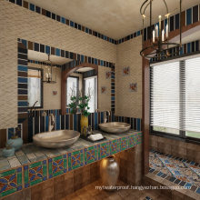 Hotel Washroom Decorative 20X30cm Textured Wall Tiles